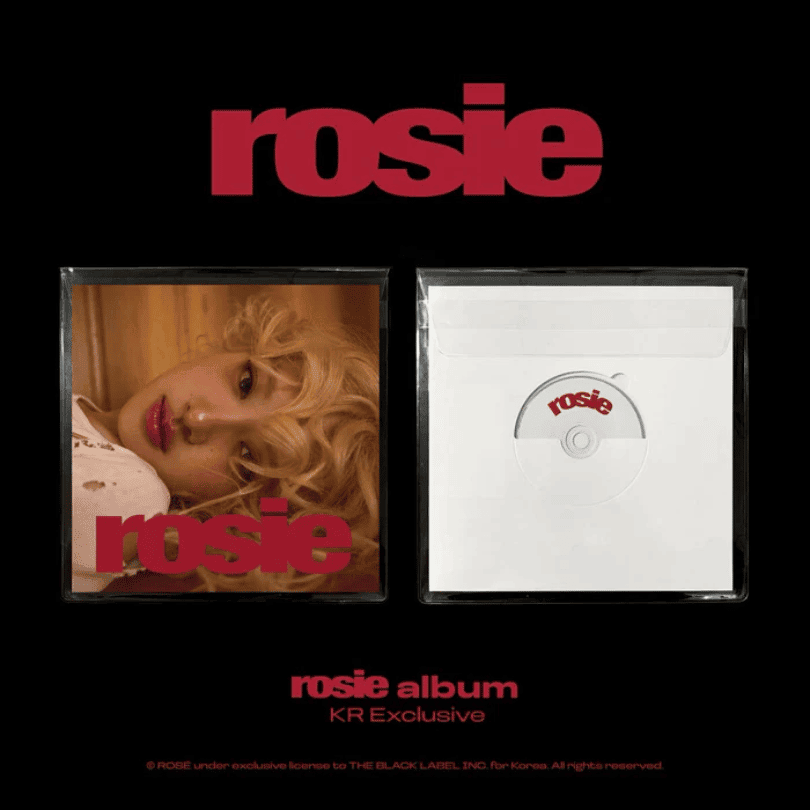 ROSÉ (BLACKPINK) - ROSIE l FIRST STUDO ALBUM l KR EXCLUSIVE l 2024 CD